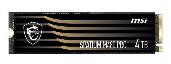 MSI SSD SPATIUM M480 PRO PCIe 4.0 NVMe M.2 2TB Internal MSI SSD SPATIUM M480 PRO PCIe 4.0 NVMe M.2 2TB Internal